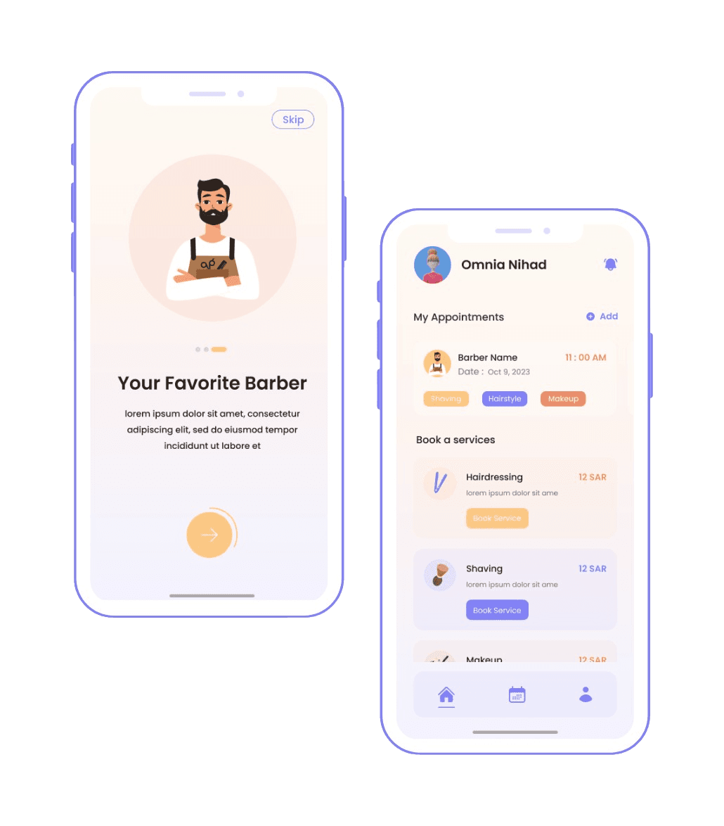 App screenshots